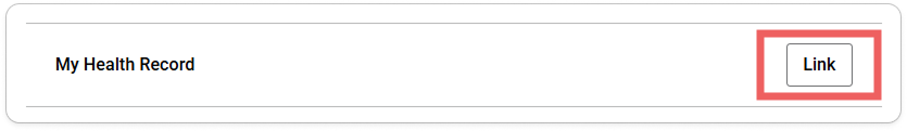 Link My Health Record in myGov Screenshot of how to link My Health Record in myGov
