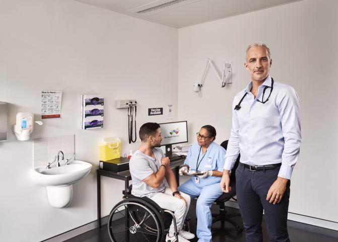 Dr Andrew Rochford immunisation photo