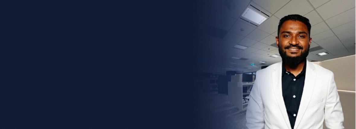 Portrait of Agency graduate Sabbir