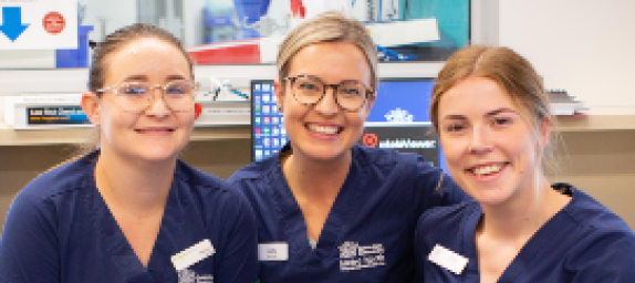 Photo: three nurses