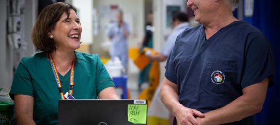 Photo: hospital staff