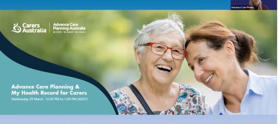 Elderly woman and daughter