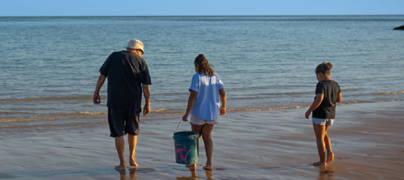 RAP strategies and plans - family at beach