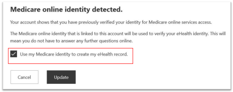 Medicare online identity new
