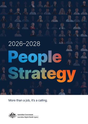 Australian Digital Health Agency People Strategy 2026-2028 cover page
