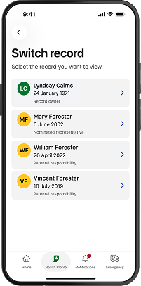 1800MEDICARE app switch record screen