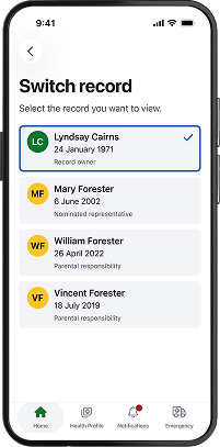 1800MEDICARE app switch record screen