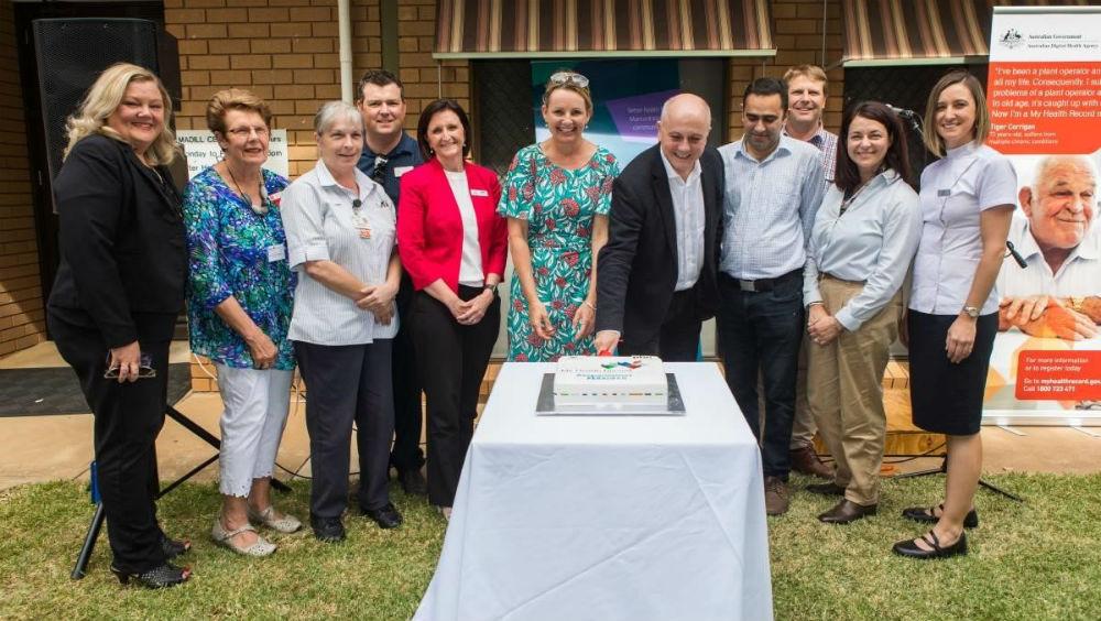 Celebrating Berrigan in NSW as the first town in Australia where all key healthcare providers are connected and using My Health Record
