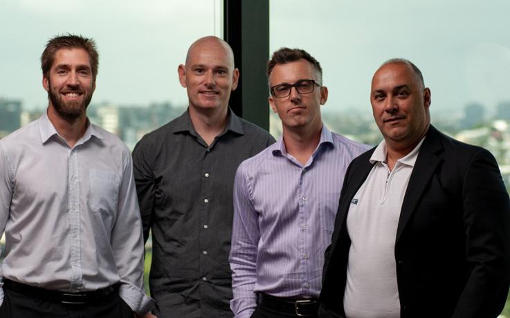 Stephen, Dion, Luke and Attila, Brisbane-based developers