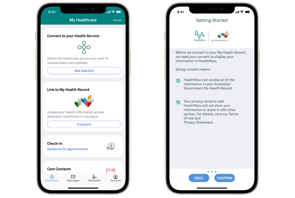 Step 4. 'Connect' to link your record, by giving your consent