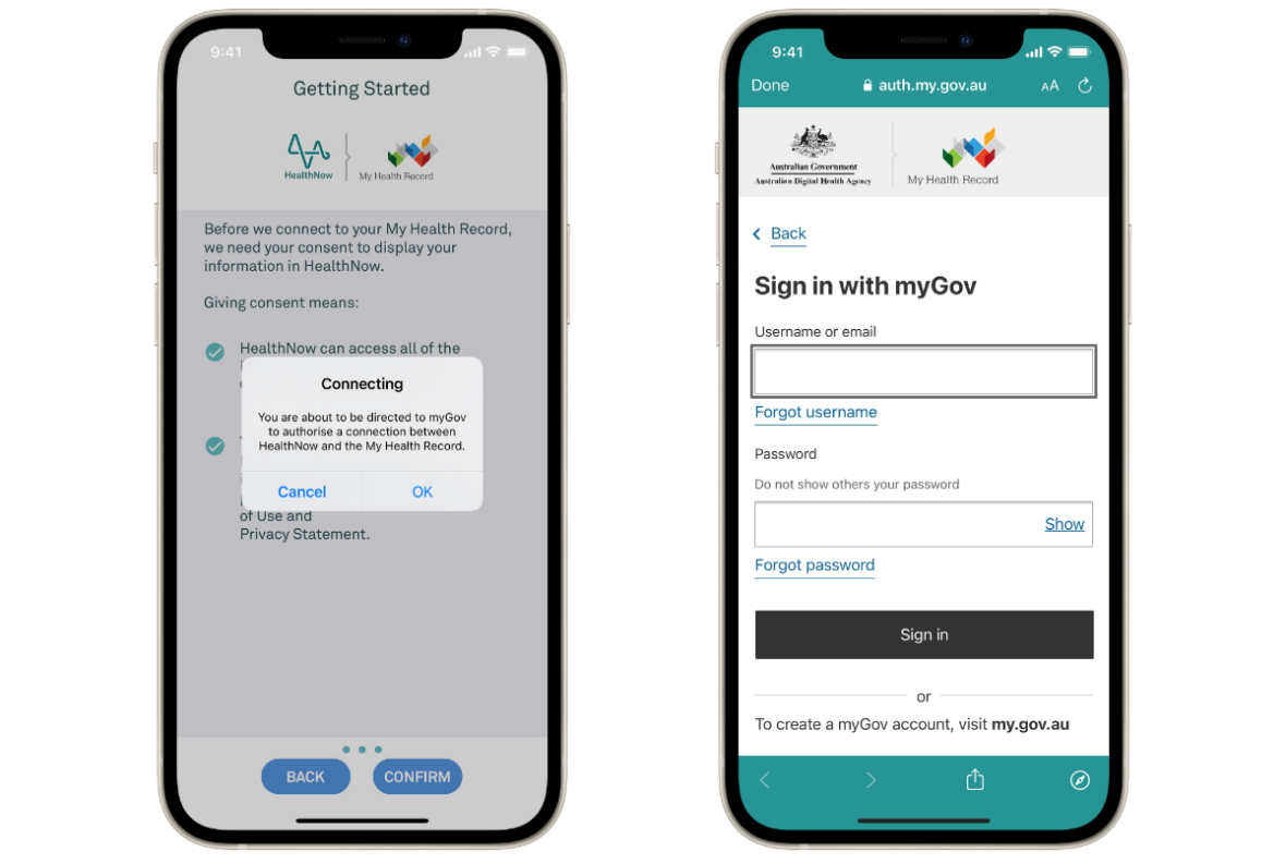 Step 5. Sign in to your myGov account