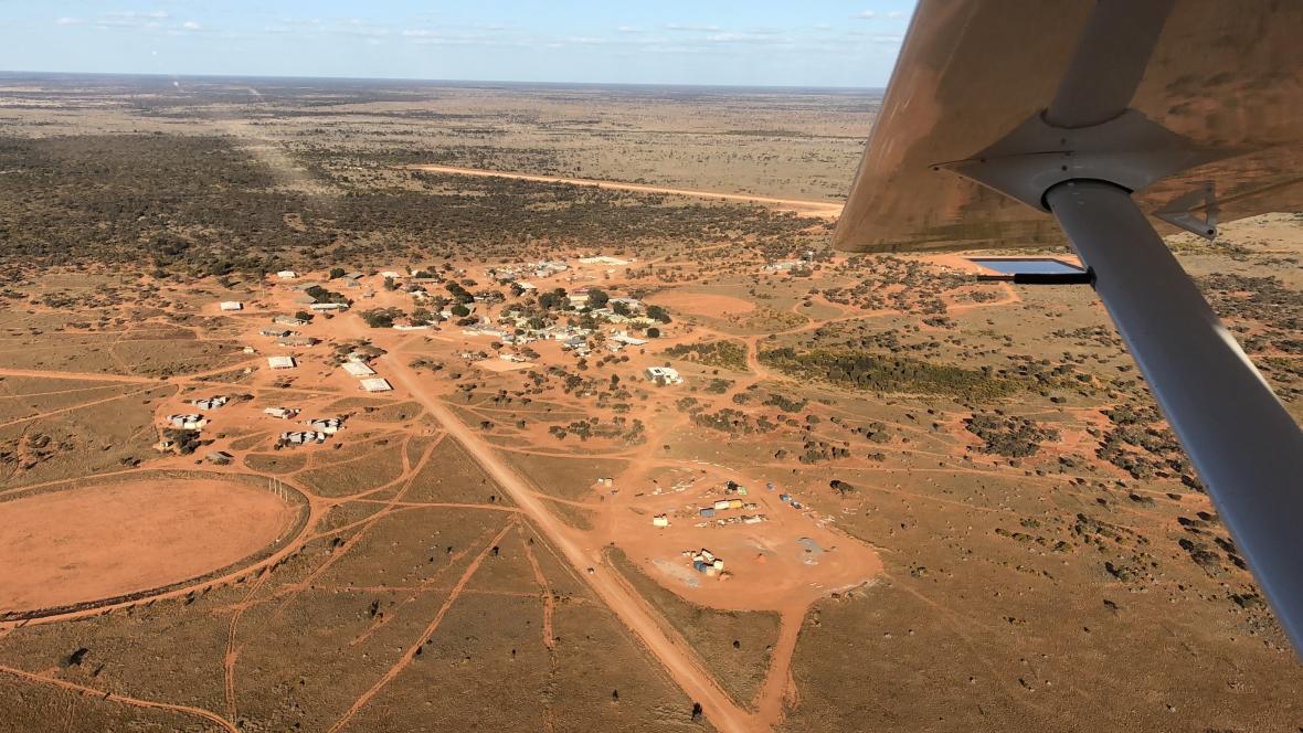 Tjuntjuntjara from the air