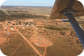 Photo: Tjuntjuntjara from an airplane