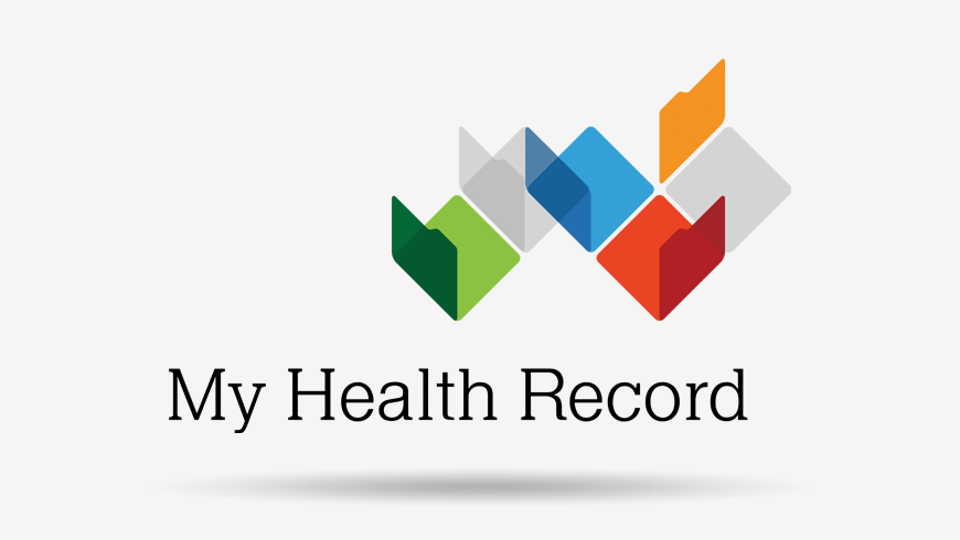 Graphic: My Health Record logo