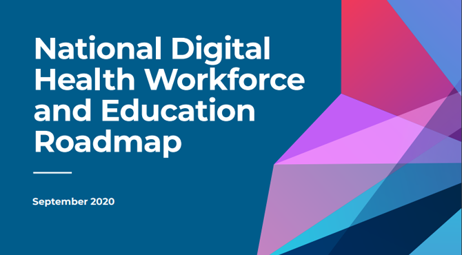 Graphic: National Digital Health Workforce and Education Roadmap