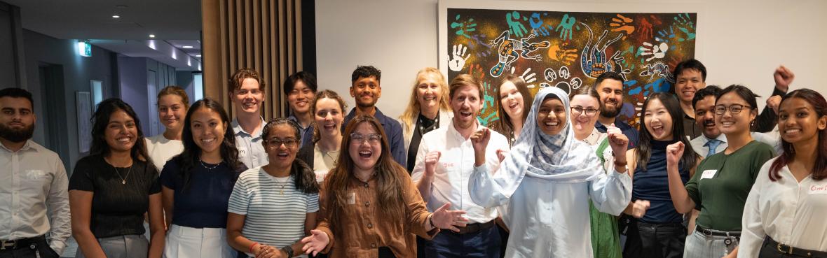 Australian Digital Health Agency graduate cohort 2025 with CEO Amanda Cattermole