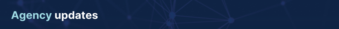 Section header: Agency updates