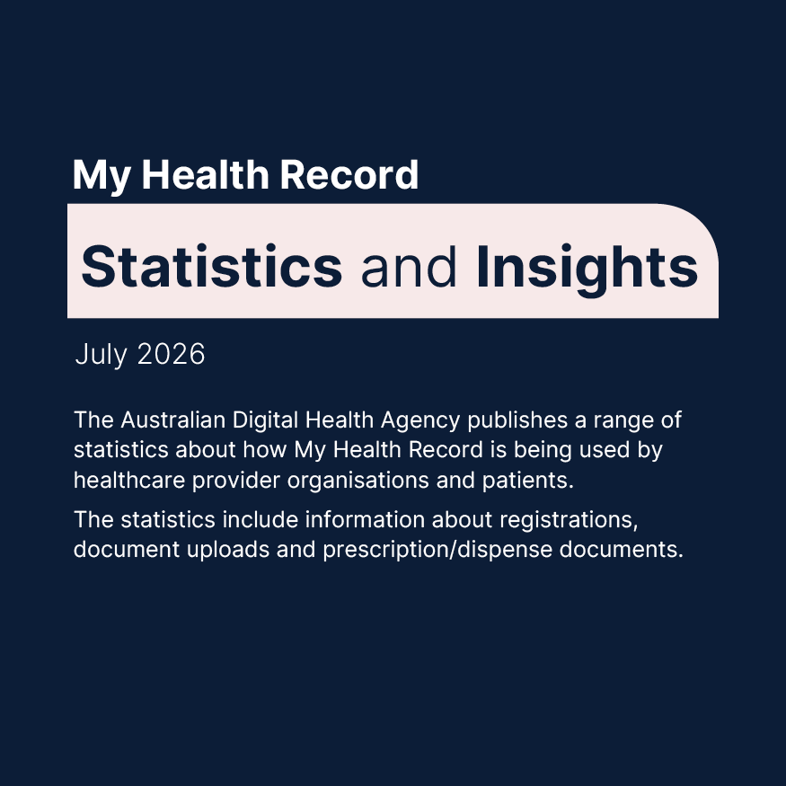 My Health Record statistics and insights July 2026