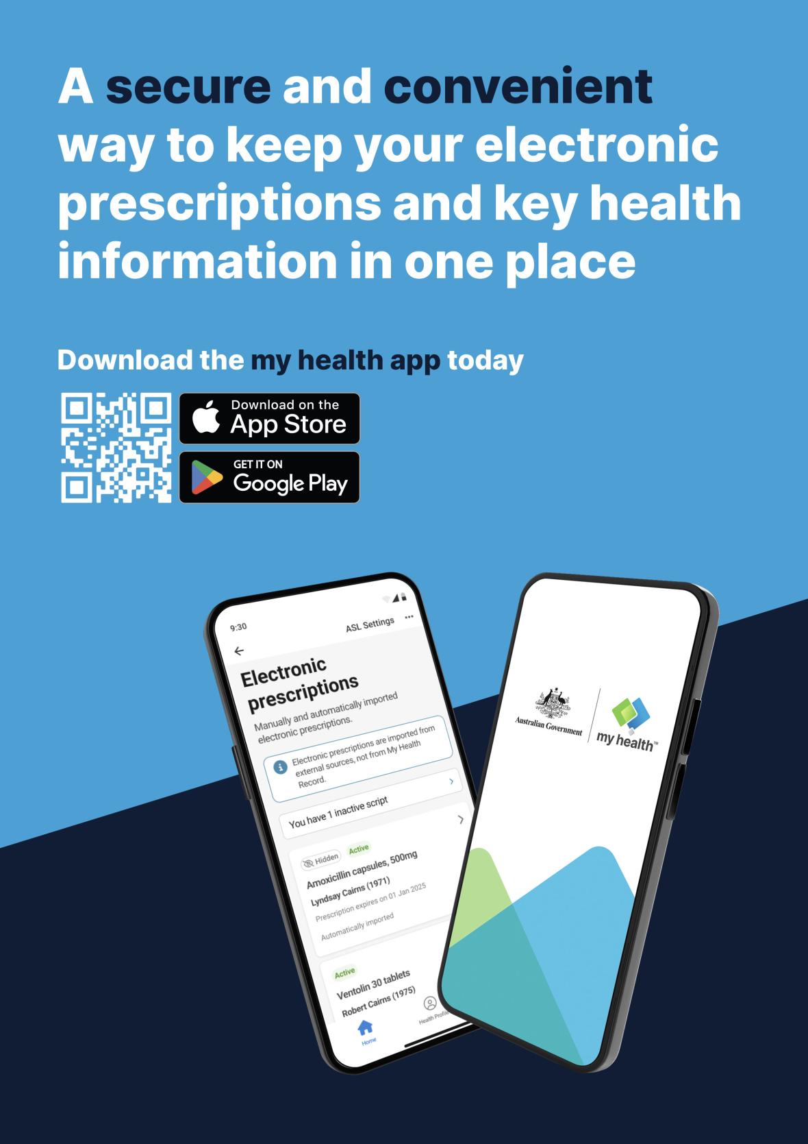My Health App assets A4 Poster 1