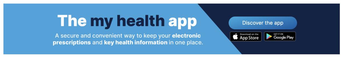 My Health App assets Web Banner