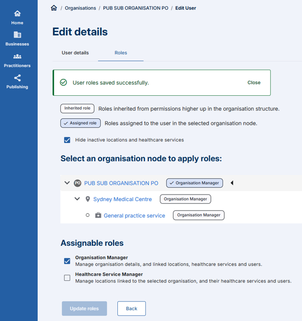 PCA - New practice manager role tile